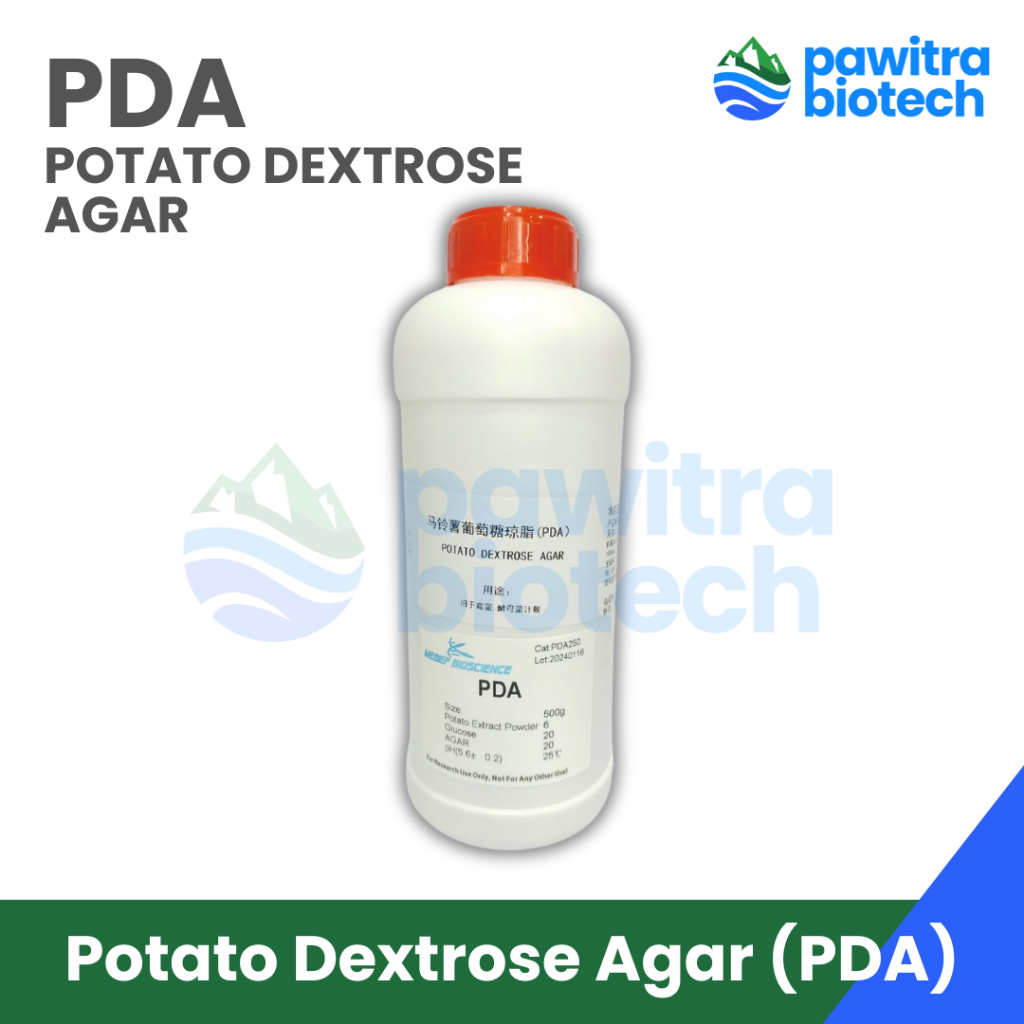 Potato Dextrose Agar (PDA) Media Mikrobiologi Pro Analis
