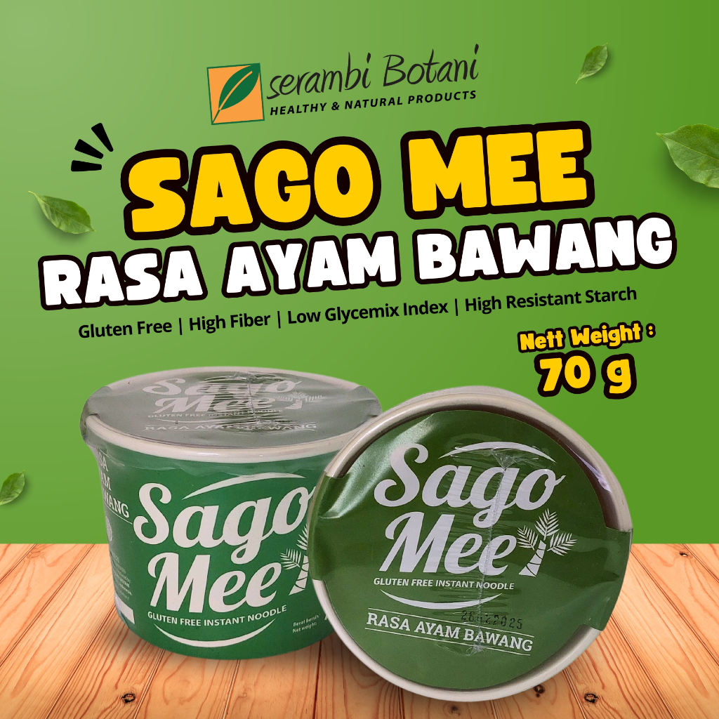 

Mie Sago Mee Gluten Free Sagomee Cup Instan Noodle Rasa Ayam Bawang Mie Sehat