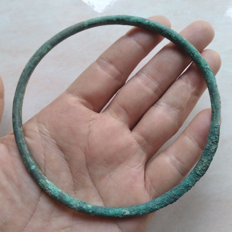Gelang Perunggu Kuno Diameter Besar Temuan Darat Jatim - YN1687