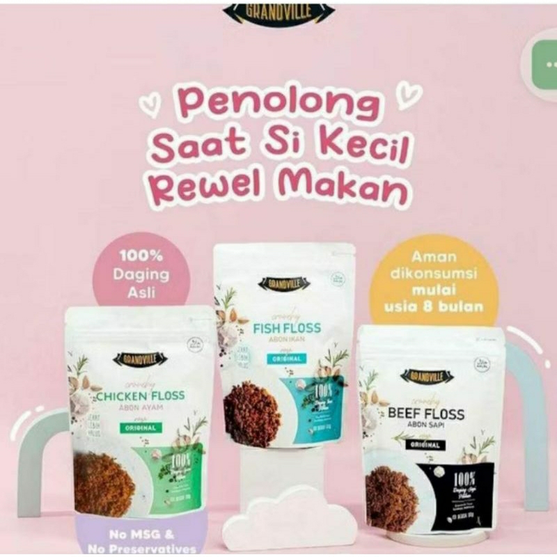 

Maknyuss1 Grandville Abon Ikan Original Mpasi No Msg