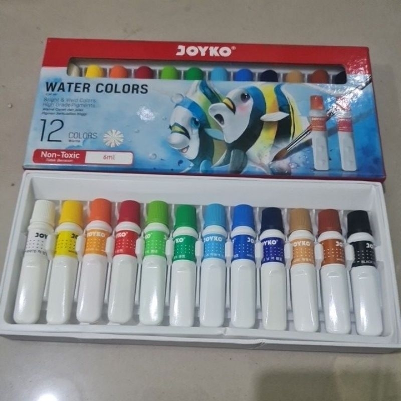 

joyko water colors isi 12x6ml