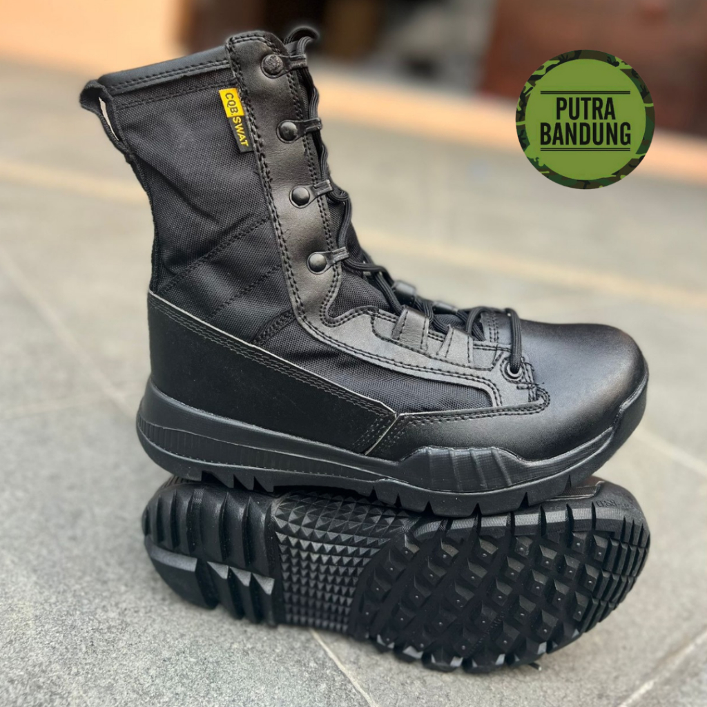 Sepatu PDL CQB Swat Black  Quality / Sepatu CQB Hitam