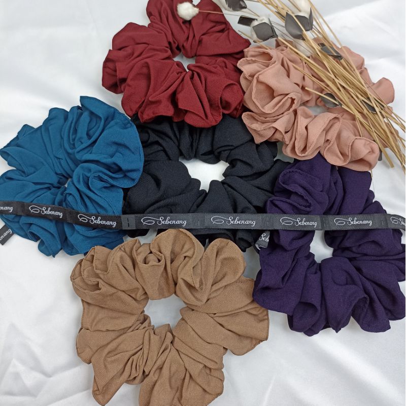 scrunchie hijab cepol jumbo premium cepol ori