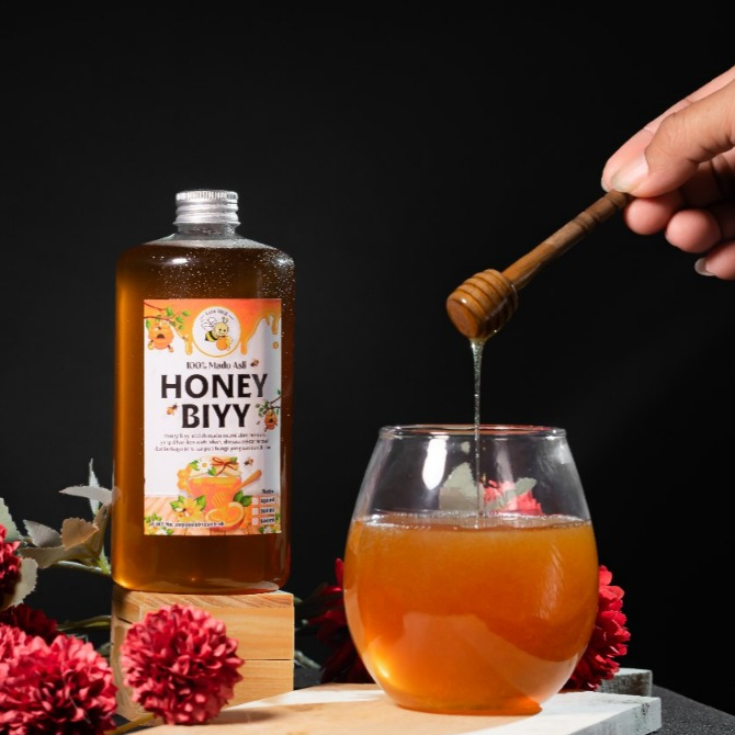 

HONEY BIYY | 500 ML MADU LEBAH (Tawon) 100% Pure Honey MADU ASLI DAN MURNI TANPA CAMPURAN APAPUN