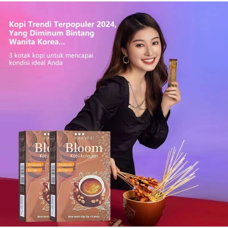 

Nafariz724 2Box Bloom Kopi Collagen Kopi Pelangsing Cofee Pelangsing Badan Bloom Cofee Kopi Kolagen