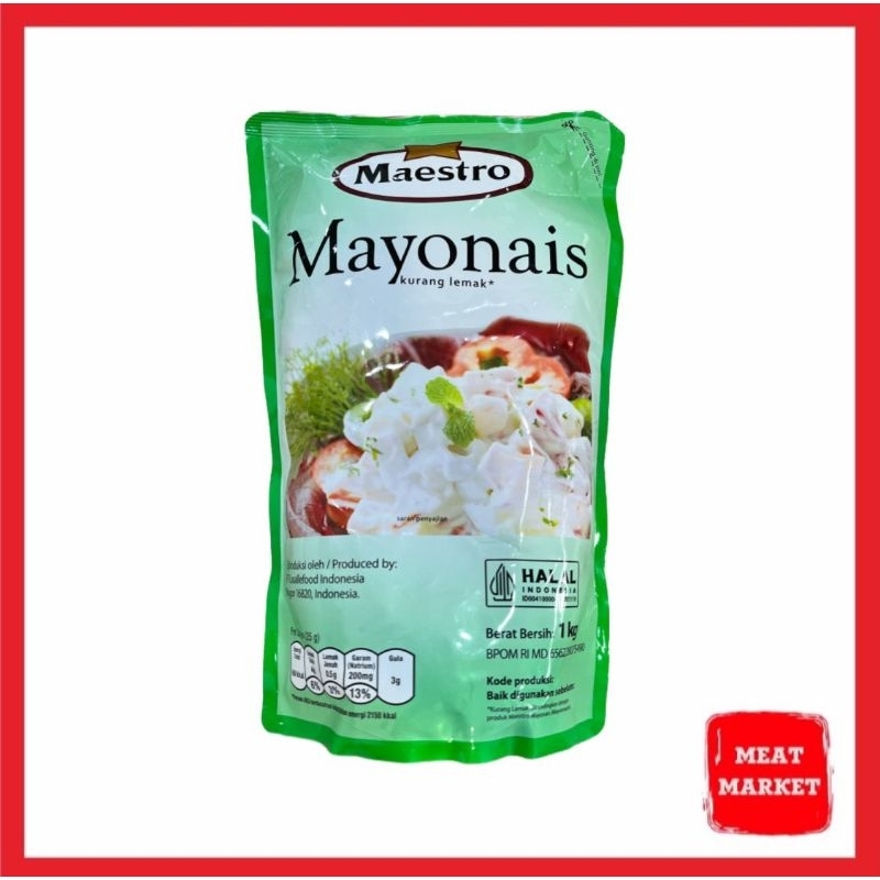 

Maestro Mayonais 1KG (Kurang Lemak)