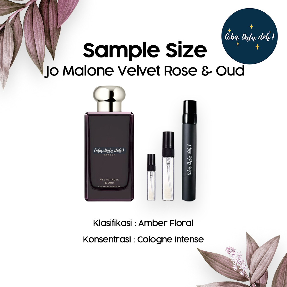Decant Parfum Original Jo Malone Velvet Rose & Oud Cologne Intense
