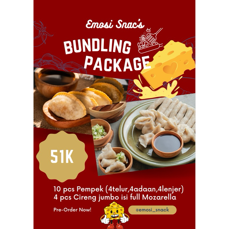 

BUNDLE PACKAGE PEMPEK CIRENG ISI MOZARELLA