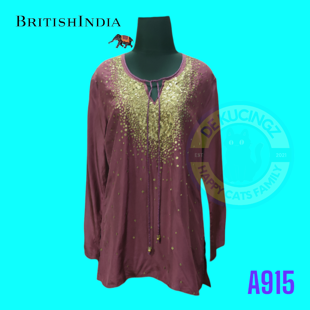 Blouse British India Preloved [A915]