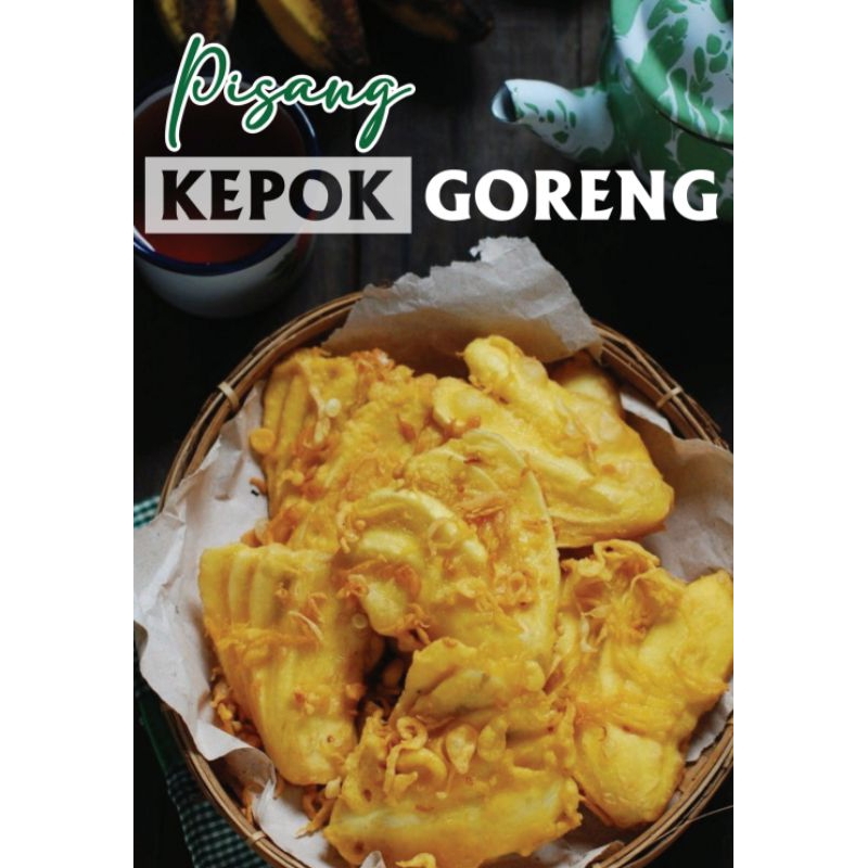 Kepok Goreng/pisang Kalimantan/pisgor/pisang goreng enak/pisang goreng renyah