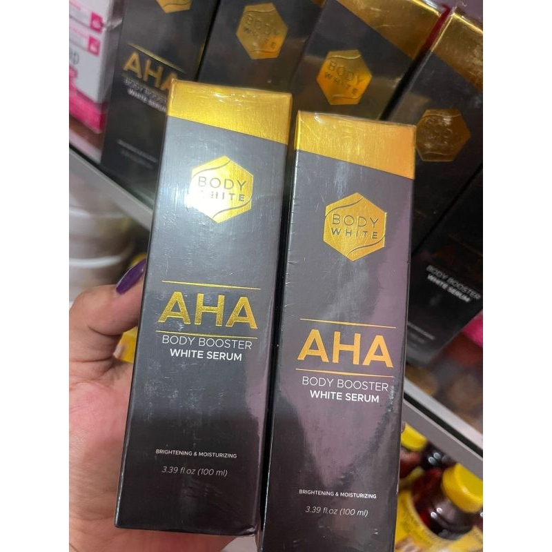 body boster aha white serum