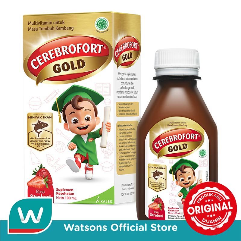 Cerebrofort Gold Strawberry 100ml
