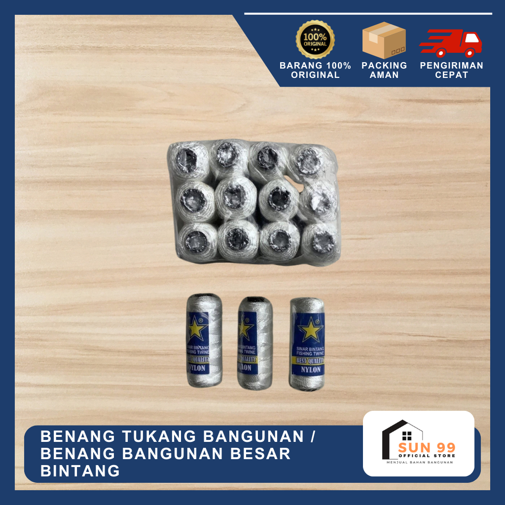 Benang Tukang Bangunan / Benang Bangunan Besar BINTANG