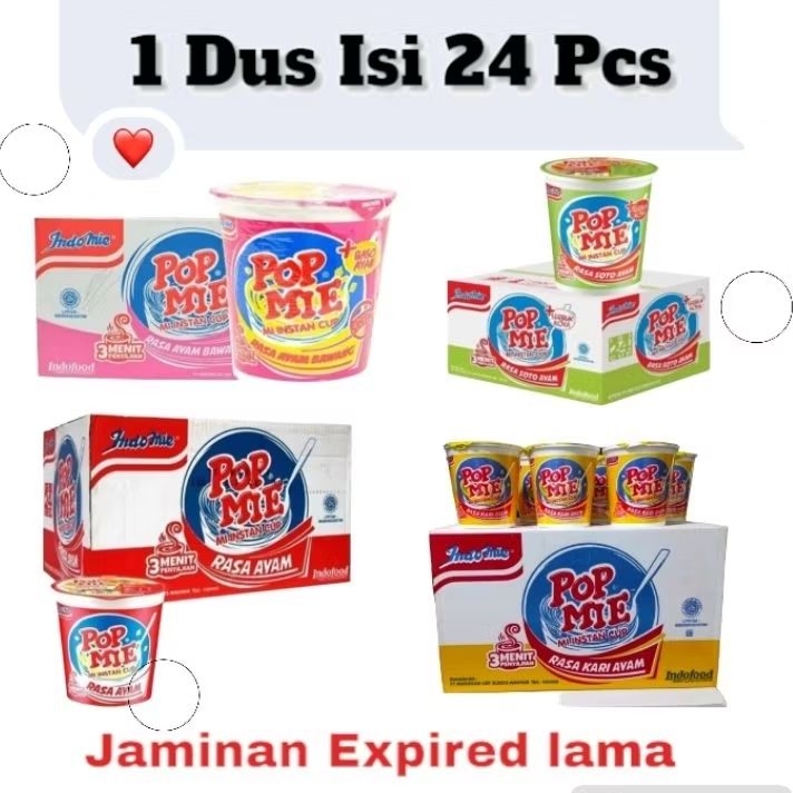 Pop Mie Jumbo 1 Dus Isi 24 Pcs Murah