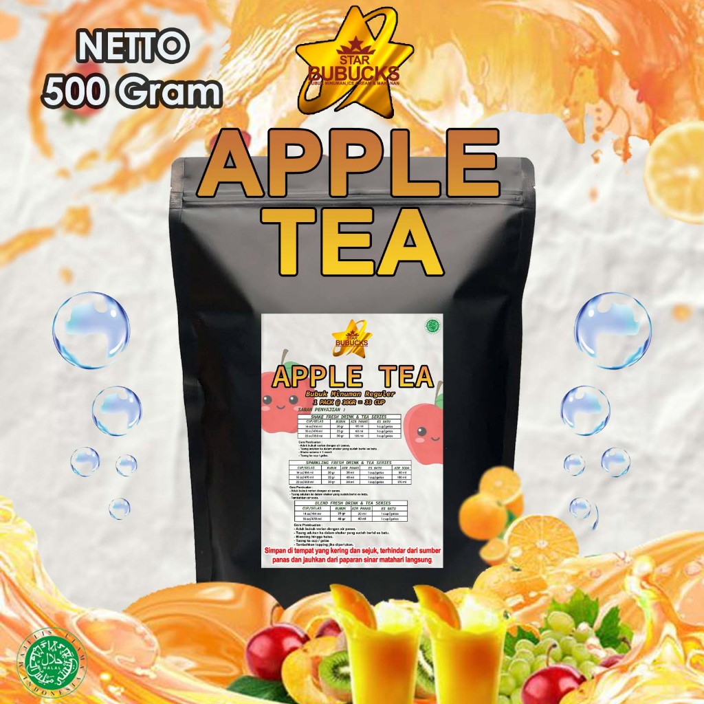 

Star Bubucks Rasa Teh Apel Bubuk Instan Minuman Premiun 500 gram