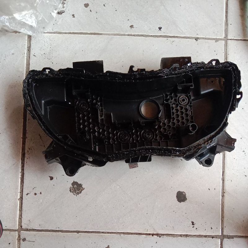 batok replektor lampu depan honda cbr k 45 led