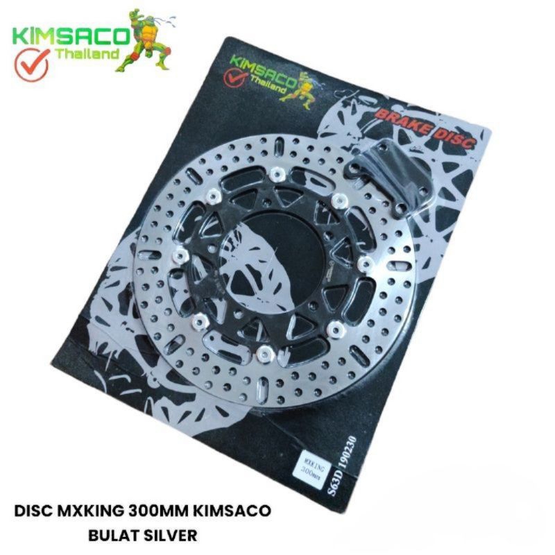 PIRINGAN BULAT MX KING KIMSACO PIRINGAN DEPAN+ BREKET ALL MX KING 300MM CAKRAM DEPAN LEBAR