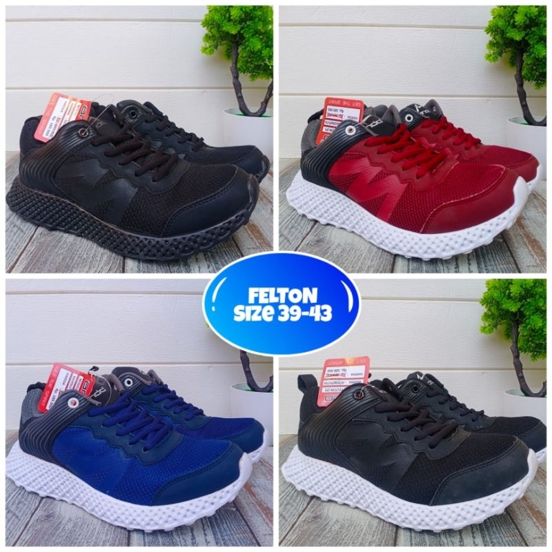 SEPATU ANDO IRON STEEL FELTON DUBAI SIZE 39-43- SEPATU  OLAHRAGA PRIA SIZE 39-43 - SEPATU ANDO DUBAI