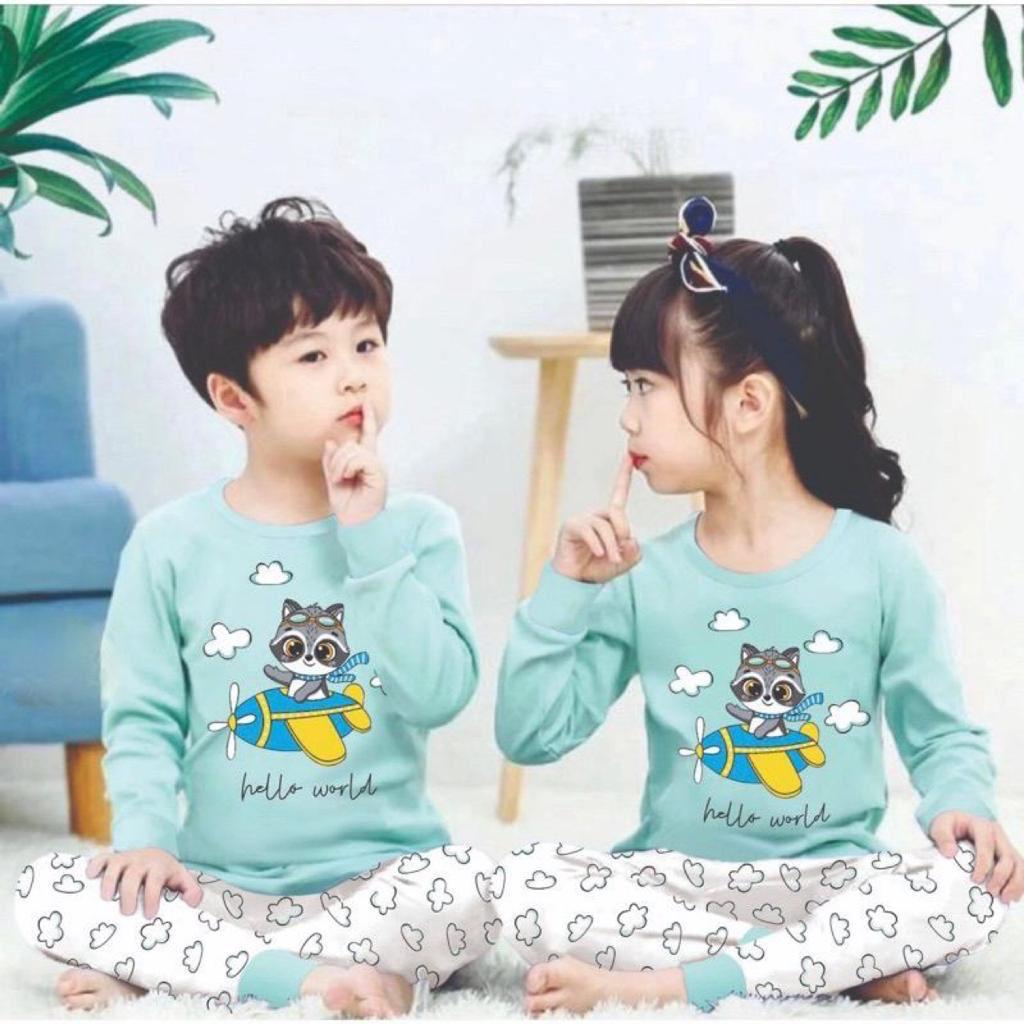 gos BAJU TIDUR KAOS ANAK ANAK UMUR 1-9 TAHUN MOTIF 232