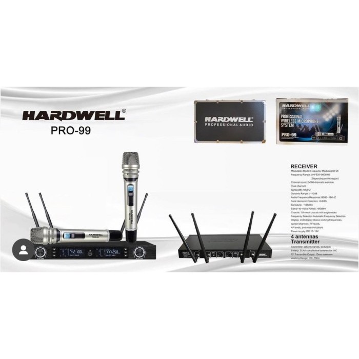 Mic wireless Hardwell pro 99