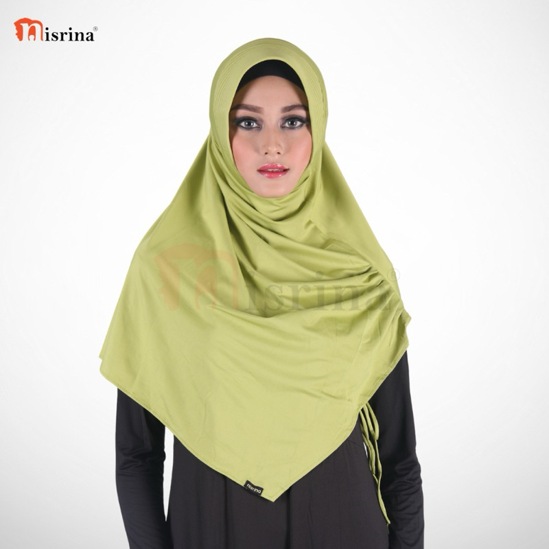 Nisrina Fashion Muslim Bergo Instan Kerut Samping Tali Bintang Niscita