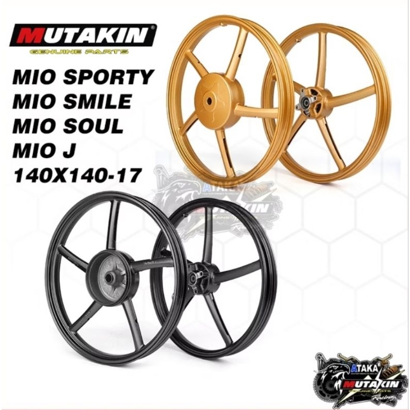 Velg mutakin sp522 mio sporty,smile,soul,fino,nouvo,mio j,mio m3.