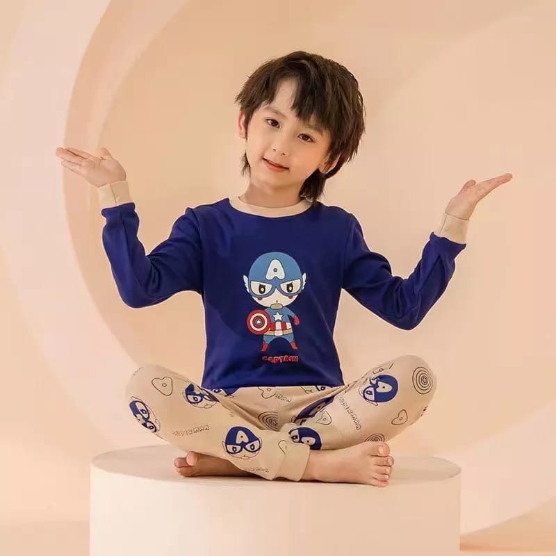 gos BAJU TIDUR KAOS ANAK ANAK UMUR 1-9 TAHUN MOTIF 237