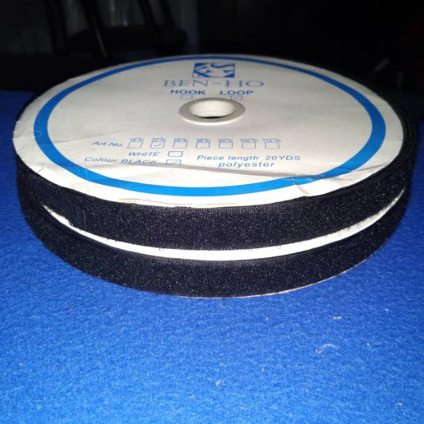 

Velcro perekat warna hitam 25cm 1 set kasar dan halus KODE O3Z1