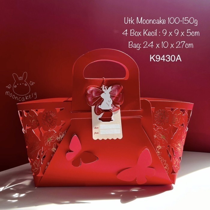 

Kotak Imlek| Tas Keranjang Mooncake Premium K9430 dus Sincia| Kue Basket Box Packaging| K94