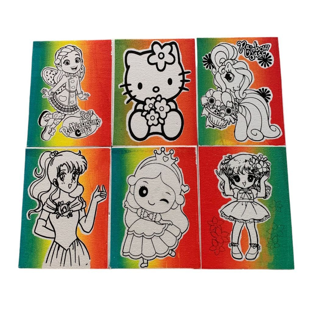 

HLID - [LUAR SUMATERA] (1pcs) [Tanpa Lis] [Rainbow] Sterofoam Lukis uk 33X50X1cm / Sterofoam Mewarnai
