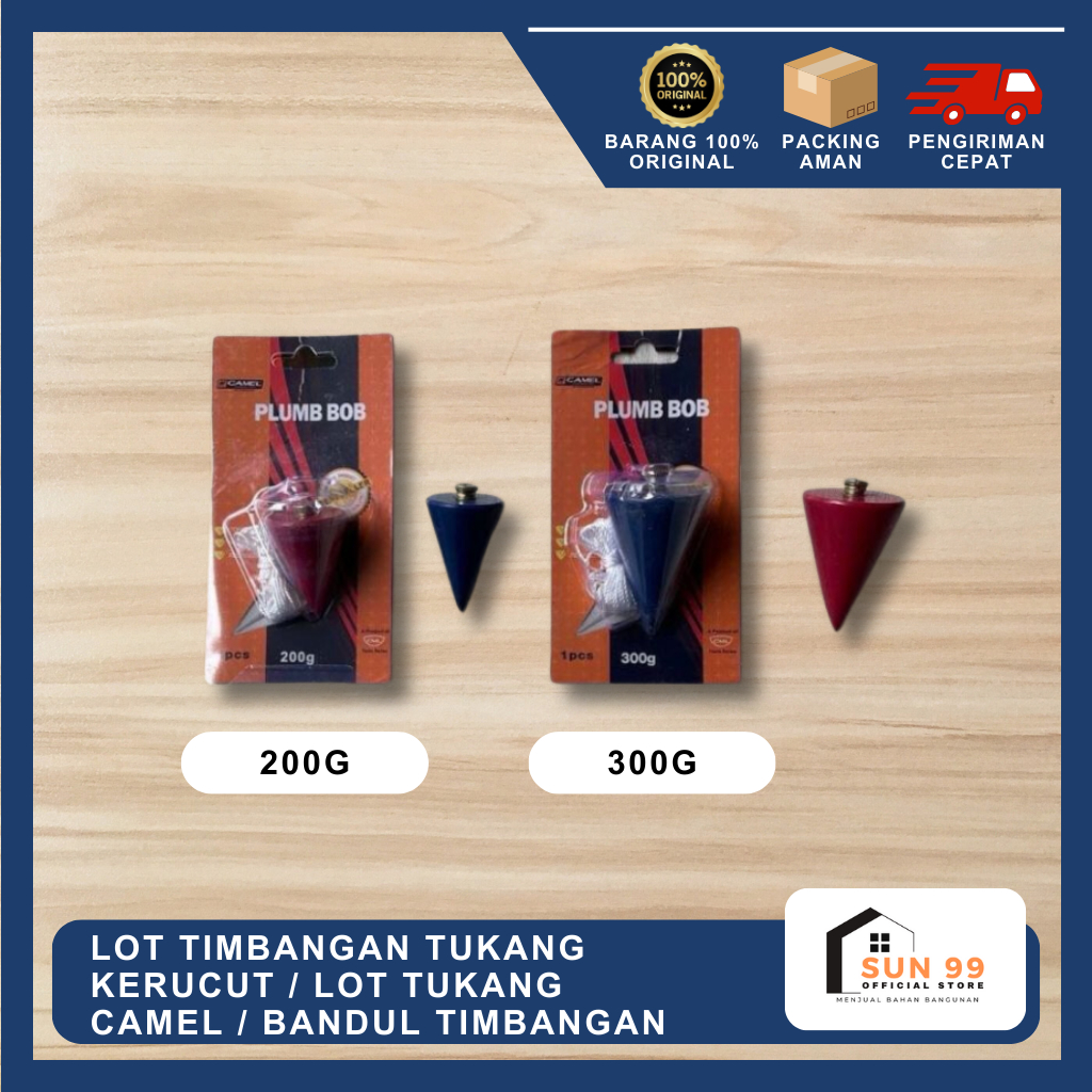 Lot Timbangan Tukang Kerucut / Lot Tukang CAMEL / Bandul Timbangan