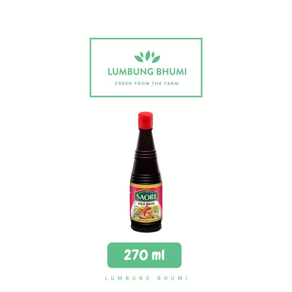 

SAORI Saus Tiram 270 ml 1 Pcs - Lumbung Bhumi