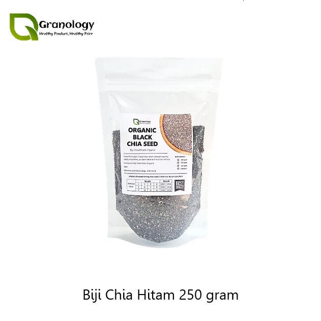 

Organic Black Chia Seed / Biji Chia Hitam Organik (250 gram) by Granology