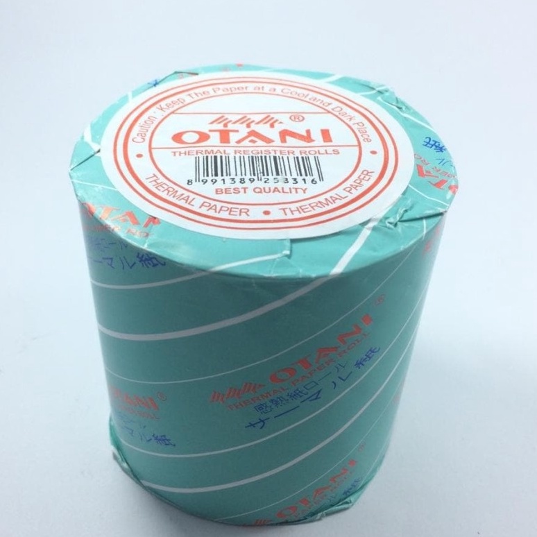 

HJ6 Kertas Struk Thermal Otani 8 x 8 Hitam Kertas Kasir Thermal Besar 8 x 8 Otani Thermal