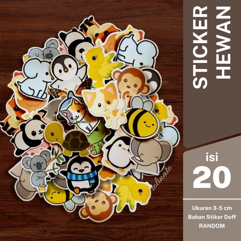 

Stiker ANIMAL Series / Sticker Scrapbook Kit