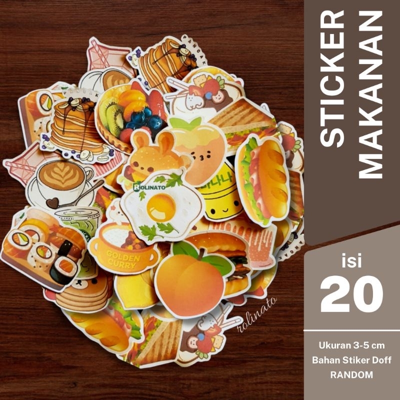 

Stiker FOOD Series / Sticker Scrapbook Kit