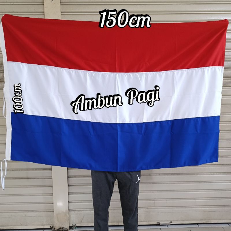 

best seller custom bendera negara BELANDA aplikasi bahan tisu uk 100cm x 150cm