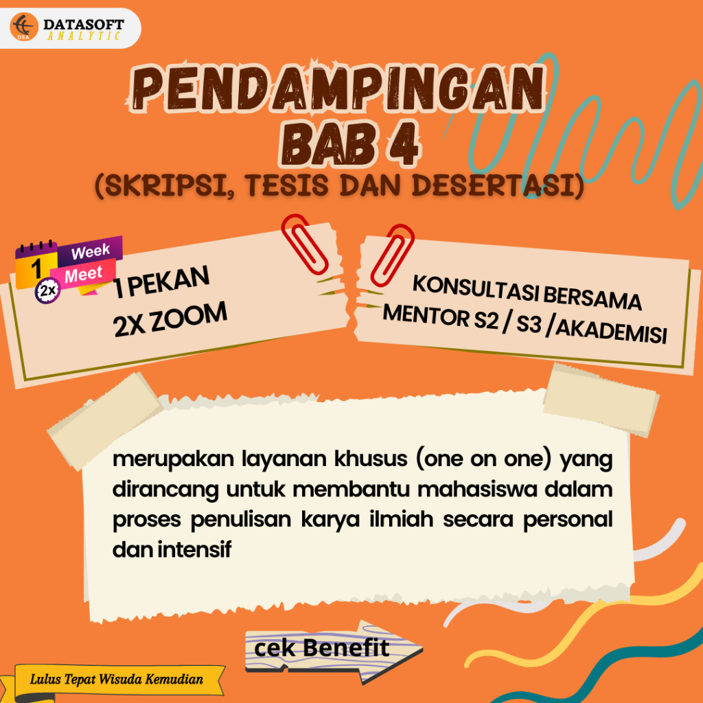 PENDAMPINGAN BAB 4 PRIVAT ( SKRIPSI, TESIS, DAN DISERTASI ) membantu tugas akhirmu