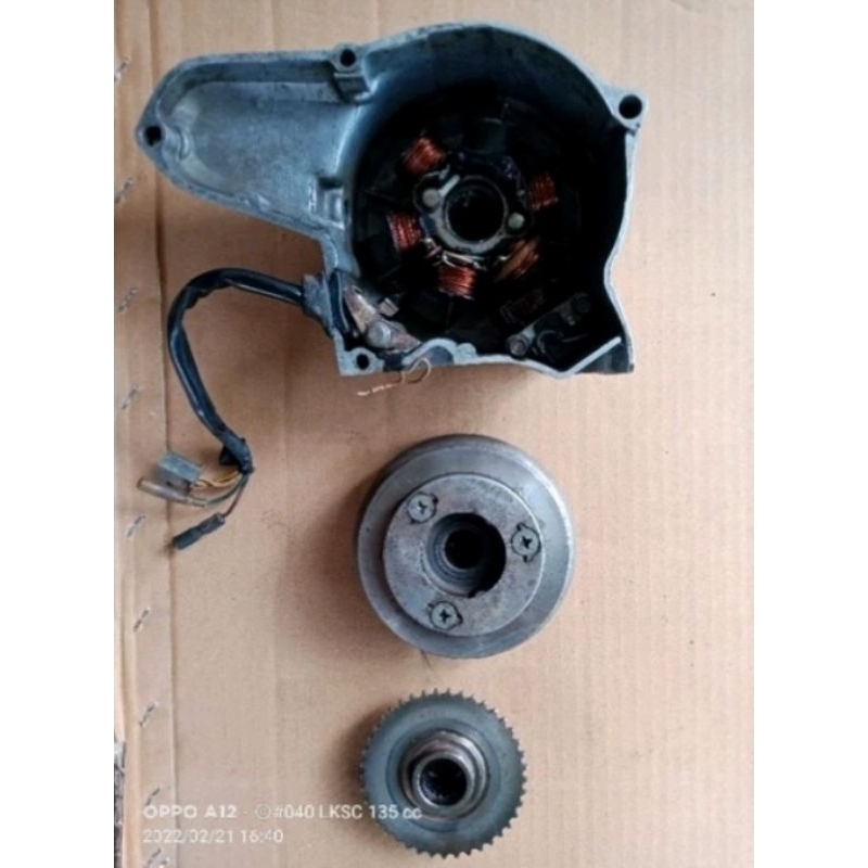 

blok magnit dan sepul motor Honda Supra x dan grand