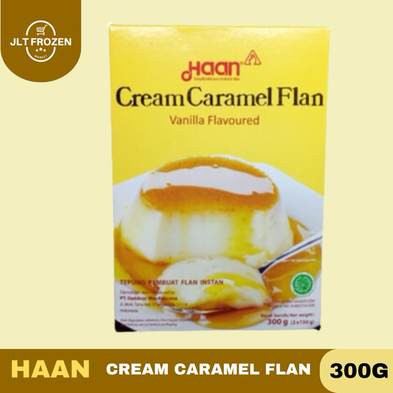 

Haan Cream Caramel Flan / Tepung Pembuat Puding Plan Instan rasa Vanila - 300g