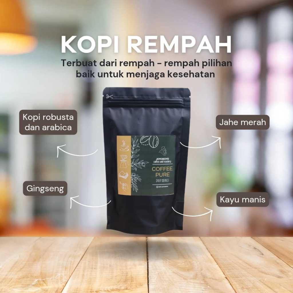 

Kopi rempah dengan perpaduan berbagai rempah khas nusantara bagus untuk badan menghilangkan rasa capek, membuat rileks dan tidur menjadi nyenyak