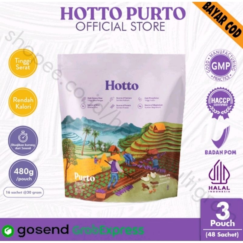 

HOTTO PURTO MULTIGRAIN WITH PURPLE POTATO 16SACHET