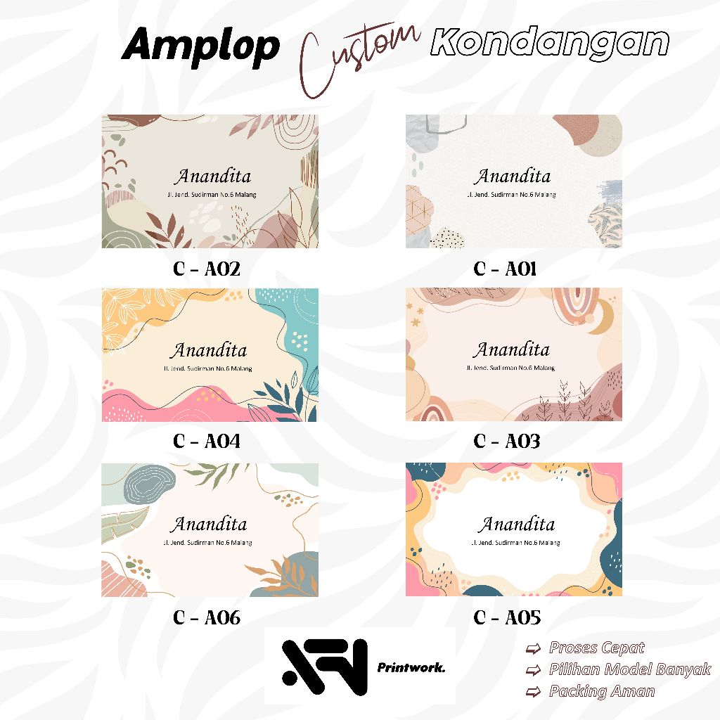 

AMPLOP CUSTOM Kondangan/ Wedding Envelope/ Buwuhan || PAPERLINE 80gsm