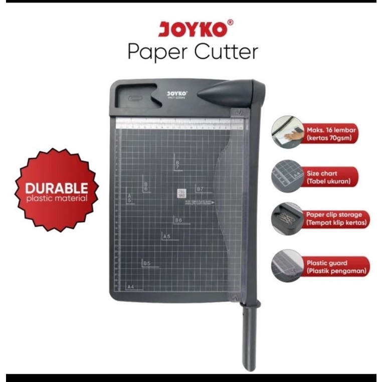 

PRODUCT TERPOPULER Pemotong Kertas Joyko A4 PPCT233 Paper Cutter