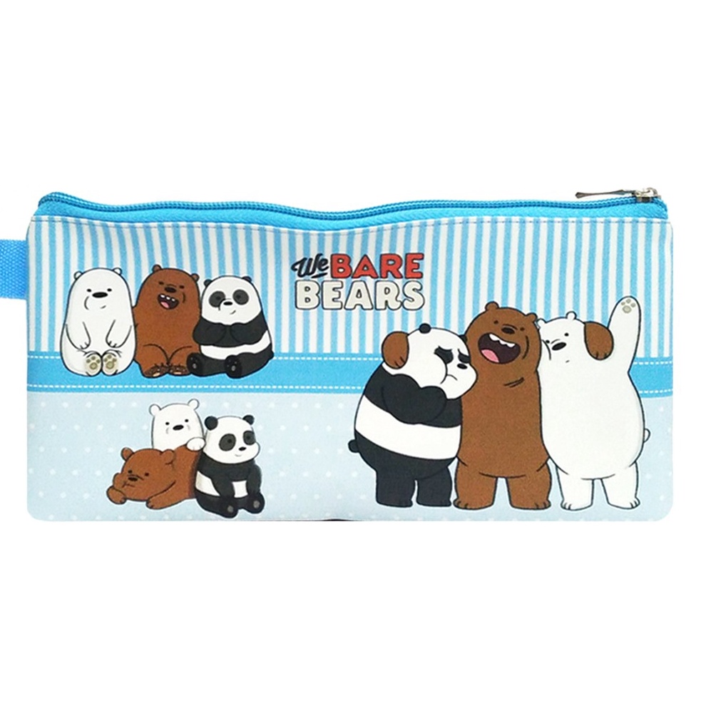 

TERLARISSS Mini Case We Bare Bears Biru Muda Organizer Pencil Case Tempat Pensil Travelling Organizer