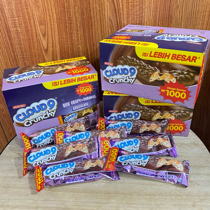 

Cloud 9 Crunchy 1 box isi 24 pcs @14gr