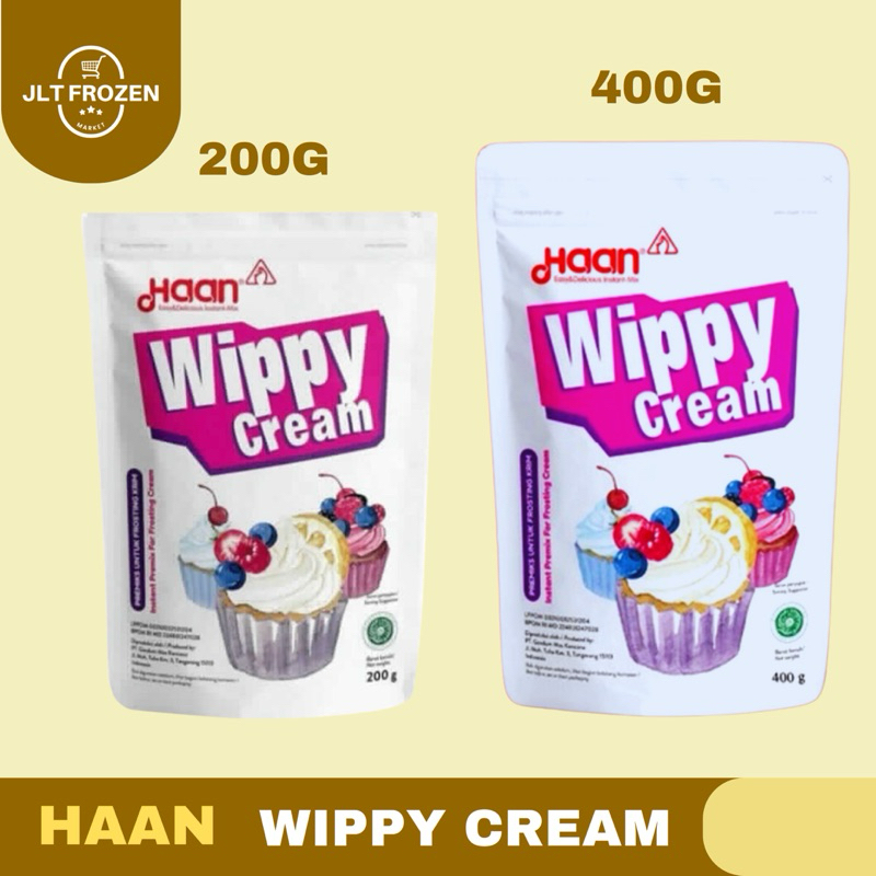 

Haan Whippy Cream / Whipping Cream Bubuk / Whipped Krim - 200g/400g