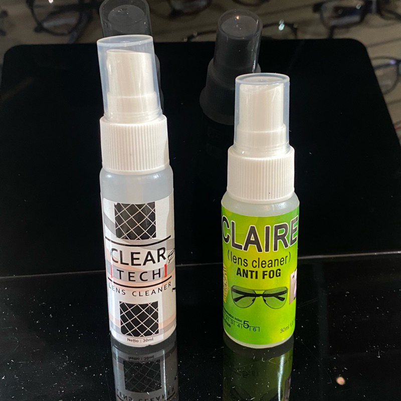 Cairan pembersih kacamata spray ANTI FOG CLEAR/CLAIRE
