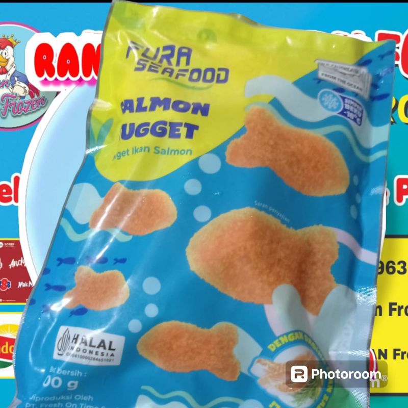 

FURA FISH SALMON NUGGET 500GR NAGET IKAN SALMON