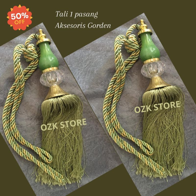 Tali Gorden Mewah RUMBAI-tali gorden giok-Tali gorden merah kuning biru hijau-Tali sepasang murah-Pr